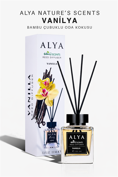 Natures Scents Vanilla Bambu Çubuklu Oda Kokusu - Vanilya Kokusu