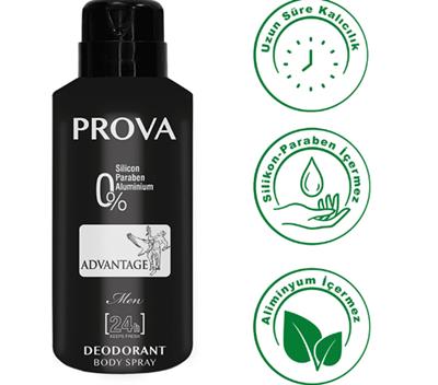 Özel Gün Hediye Kutulu Prova Advantage EDP Erkek Parfüm 120 ml ve Deodorant 150 ml