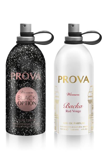 Prova Black Option ve Backa  EDP Kadın Parfüm Seti x2 120 ml