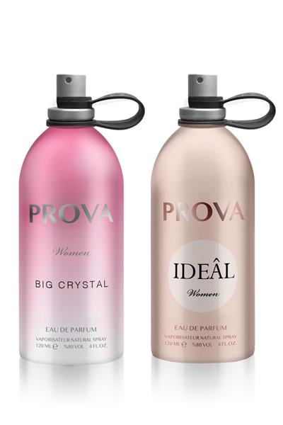 Prova Ideal ve Big Crystal  EDP Kadın Parfüm Seti x2 120 ml