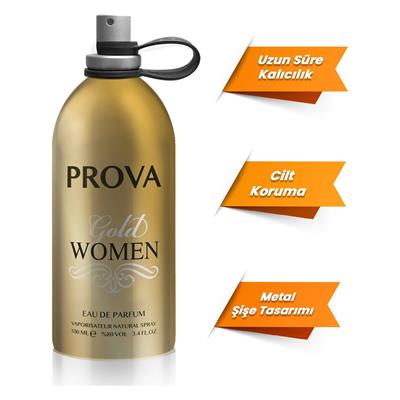 Prova Ideal ve Gold Women  EDP Kadın Parfüm Seti x2 120 ml