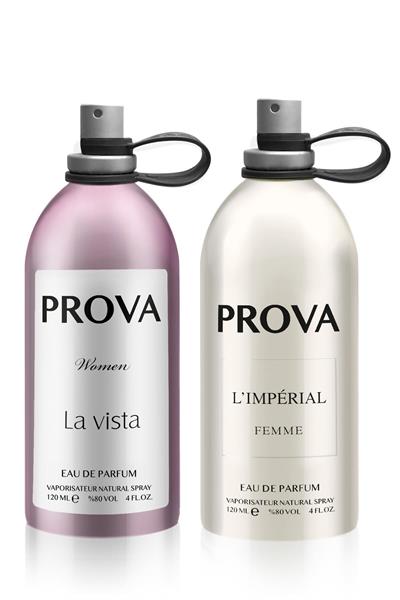 Prova La Vista ve Limperial EDP Kadın Parfüm Seti x2 120 ml