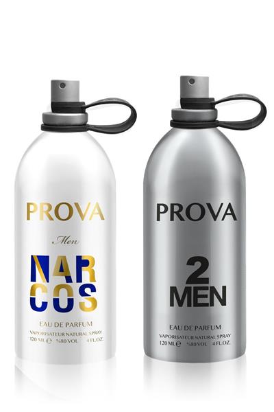 Prova Narcos ve 2 Men EDP Erkek Parfüm Seti  x2  120 ml