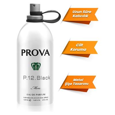 Prova P.12. Black Meyveli-Marin Erkek Parfüm 120 ml