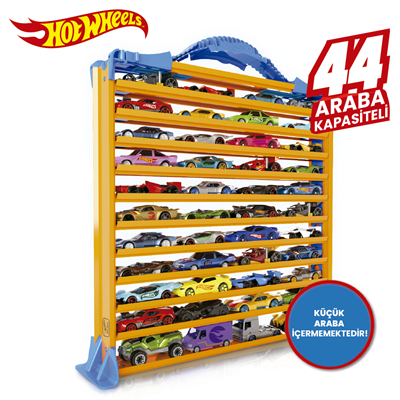 Racentrack 44 Adet Araba Için Depolama Rafı Ve Yol Pisti