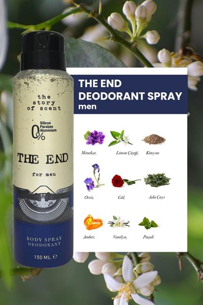 Özel Gün Hediye Kutulu The End  Edt Erkek Parfüm 100 ml  Ve Deodorant 150 ml