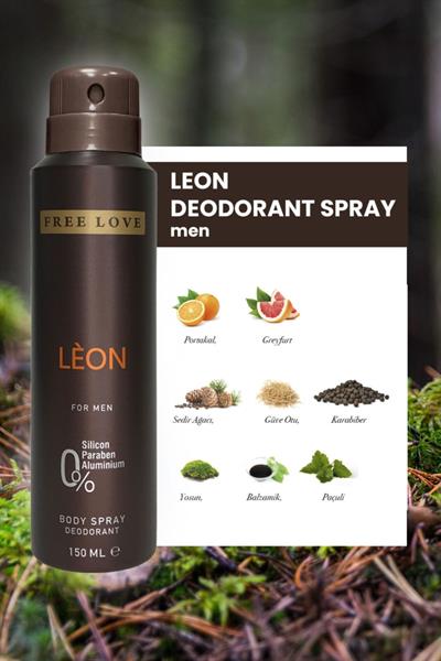 Özel Gün Hediye Kutulu Leon Edp Erkek Parfüm 100 ml Ve Deodorant 150 ml