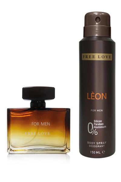 Özel Gün Hediye Kutulu Leon Edp Erkek Parfüm 100 ml Ve Deodorant 150 ml