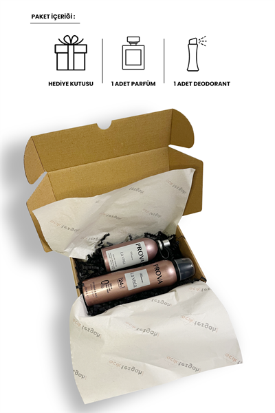 Özel Gün Hediye Kutulu Prova La Vista EDP Kadın Parfüm 120 ml ve Deodorant 150 ml