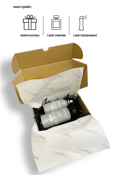 Özel Gün Hediye Kutulu Prova Invisible EDP Erkek Parfüm 120 ml ve Deodorant 150 ml