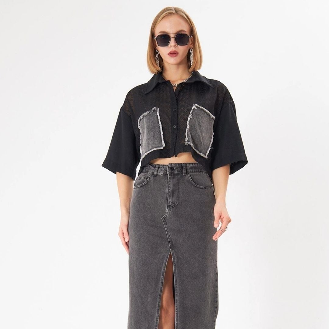 denim etek