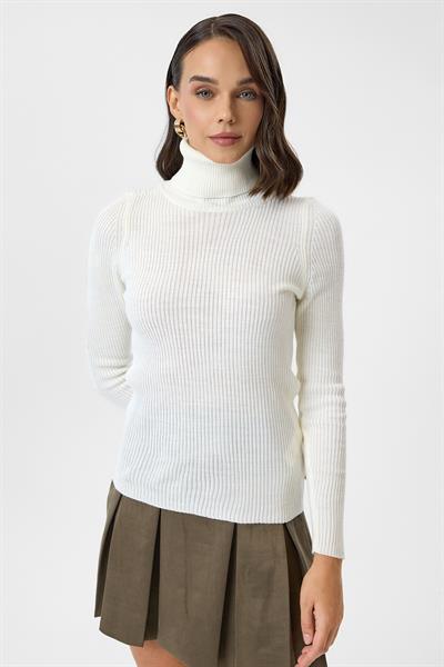 Tam Balıkçı Yaka Kazak 