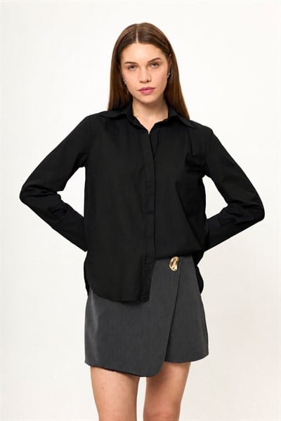 Oversize Poplin Gömlek