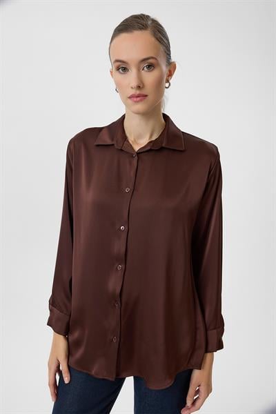 Klasik Saten Gömlek