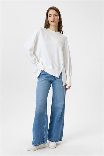 Asimetrik Basic Sweatshirt