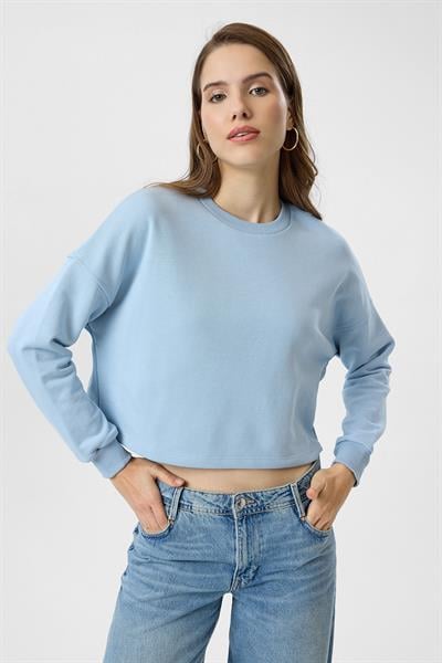 Basic Crop Sweatshirt