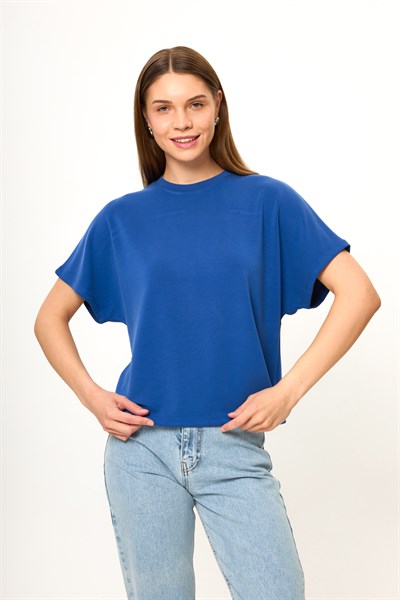 Düşük Omuz Modal Tişört