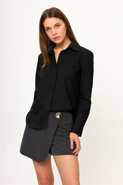 Oversize Poplin Gömlek