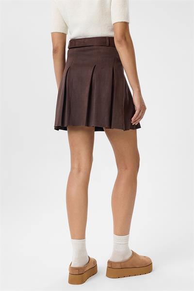 Pileli Süet Etek 