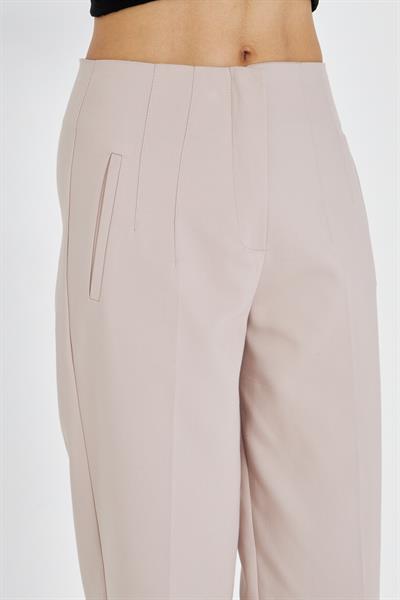 Pensli Yüksek Bel Atlas Pantolon