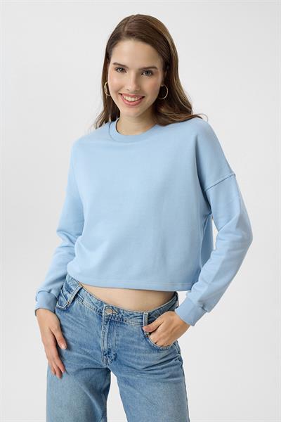 Basic Crop Sweatshirt