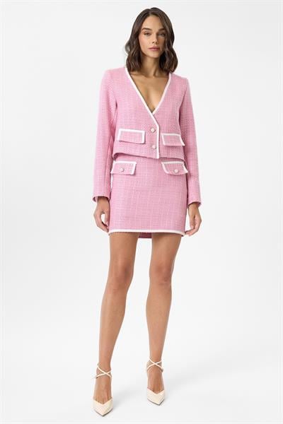 Cep Kapaklı Mini Etek