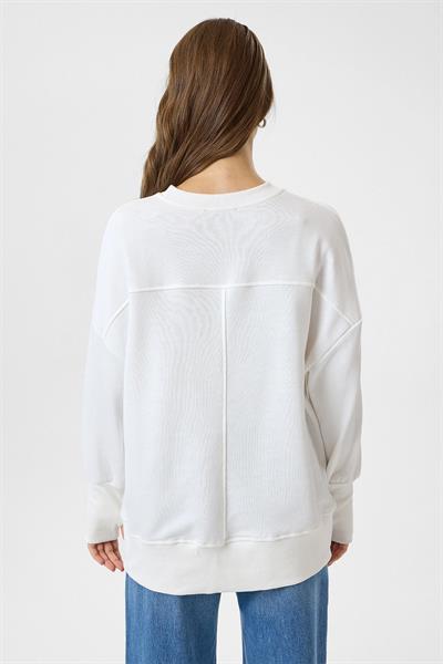 Asimetrik Basic Sweatshirt