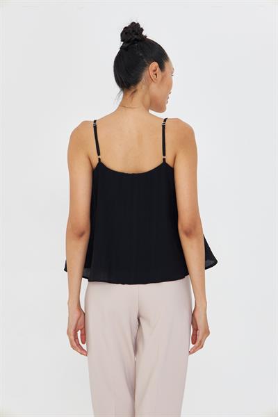 Astarlı Askılı Modal Bluz