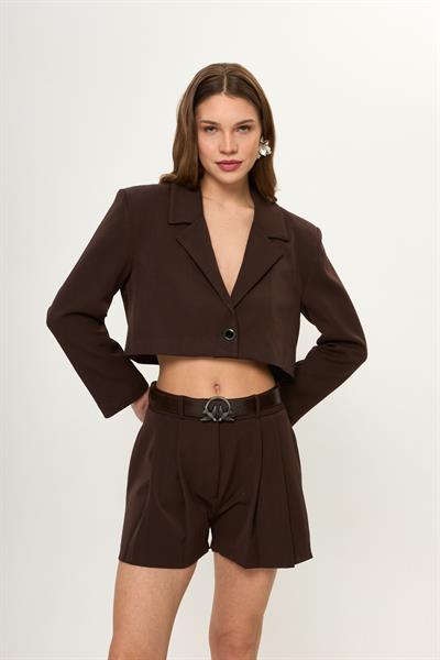 Kısa Poliviskon Ceket