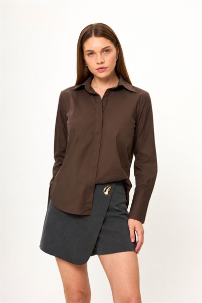 Oversize Poplin Gömlek