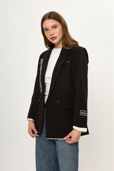 Nakışlı Poliviskon Ceket