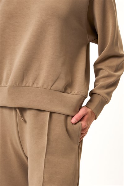 Çımalı Bağlamalı Modal Pantolon