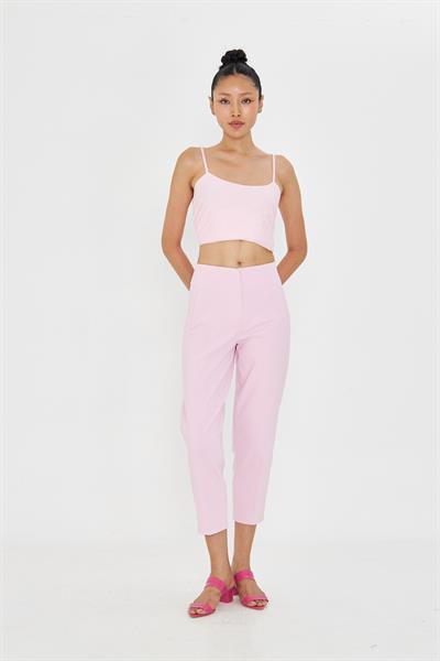 Pensli Yüksek Bel Atlas Pantolon