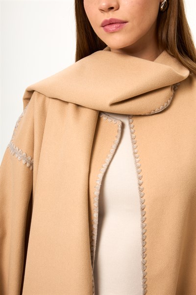 Şal Yaka Kaşe Kimono