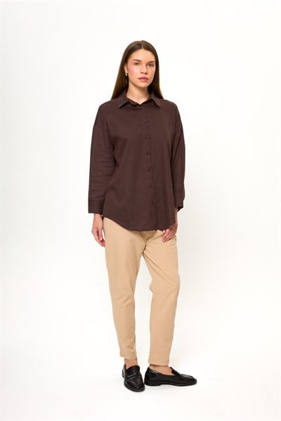 Arkası Nakışlı Gömlek