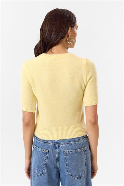 Kısa Kollu Crop Triko