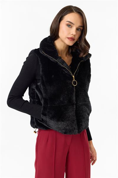 Kapitone Peluş Yelek