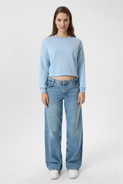 Basic Crop Sweatshirt