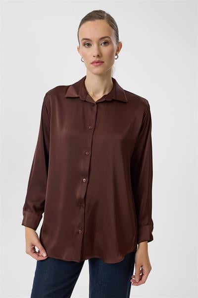 Klasik Saten Gömlek