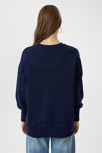 Asimetrik Basic Sweatshirt