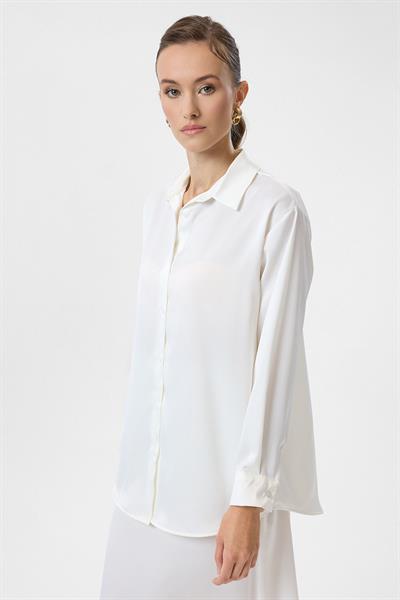 Klasik Saten Gömlek