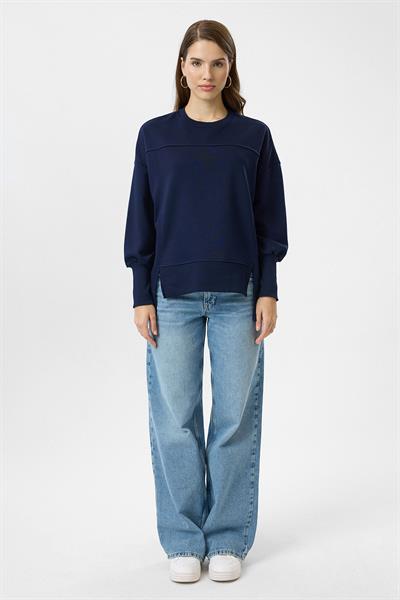 Asimetrik Basic Sweatshirt