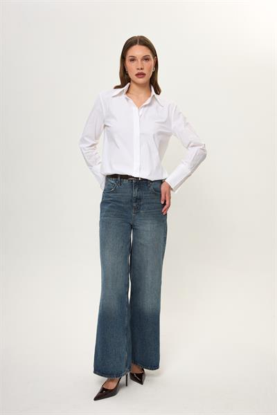 Oversize Poplin Gömlek