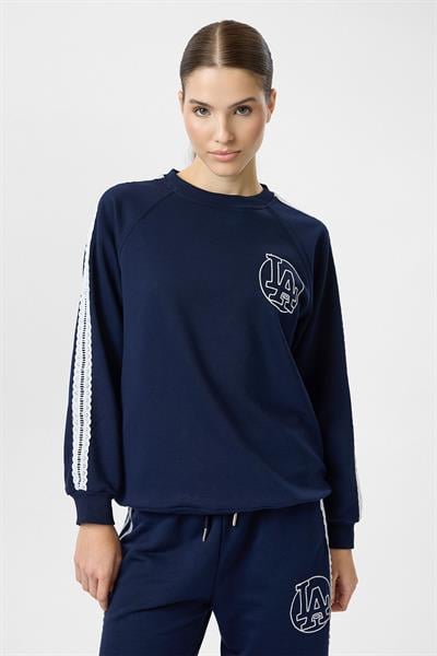 Brode Şeritli Sweatshirt