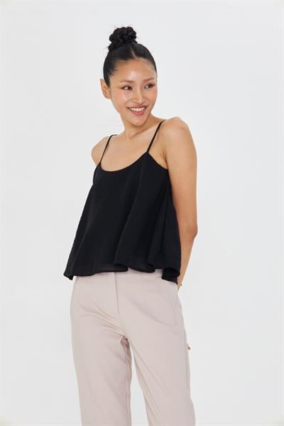 Astarlı Askılı Modal Bluz