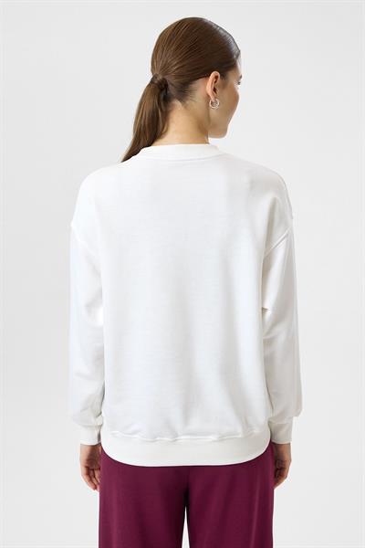 Creative Kartal Nakışlı Sweatshirt