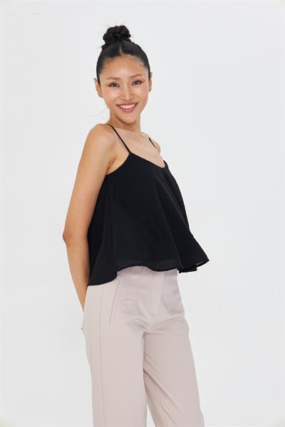 Astarlı Askılı Modal Bluz