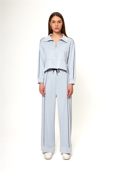 Yarım Fermuarlı Modal Sweatshirt