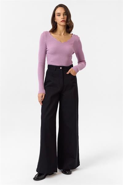 Merdiven Yaka Triko Kazak 