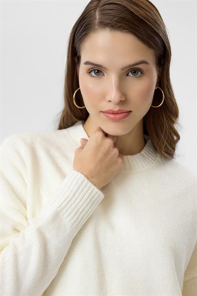 Bisiklet Yaka Basic Kazak